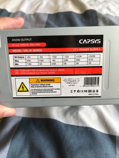 Alimentation 450w