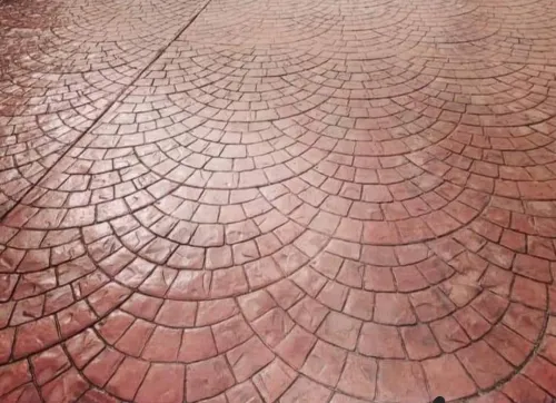 Béton imprimé 