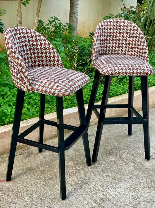 Chaise haute socle en bois hêtre massif