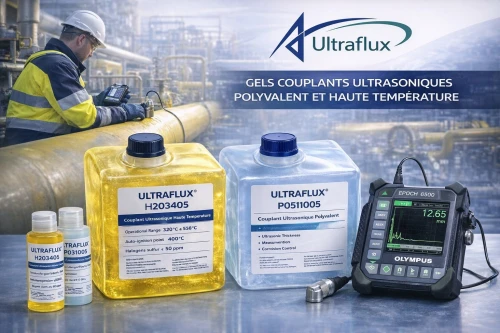 Gel Couplant pour Inspection UT Ultrasonique - Qualité Optimale! CND, NDT, UT Gel couplant