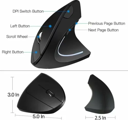 Souris verticale ergonomique 