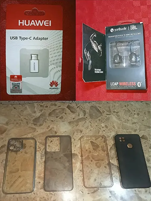 Ecouter JBL original + USB TYPE-C Adapter ORIGINAL + 4x anti shock