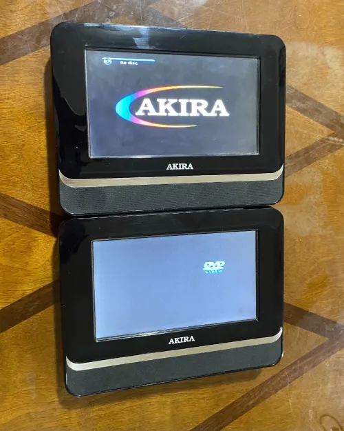 Lecteur DVD portable avec 2 écrans pour Voitures et les voyages