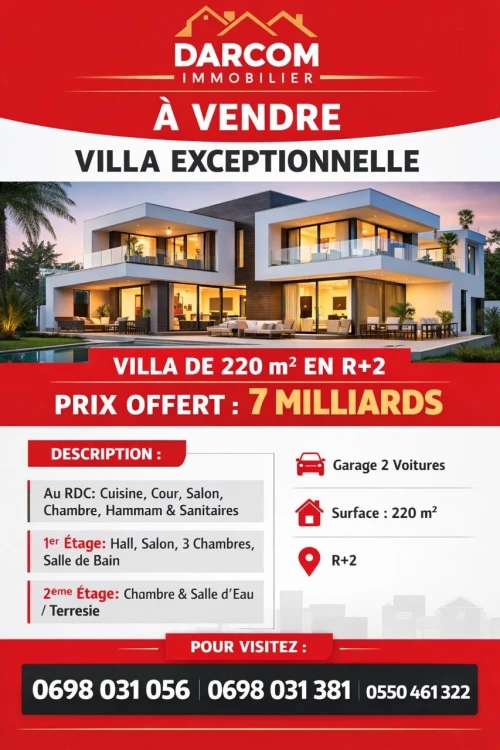 Vente Villa Oran Oran