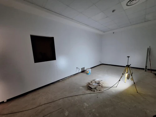 Plombage salle de radio