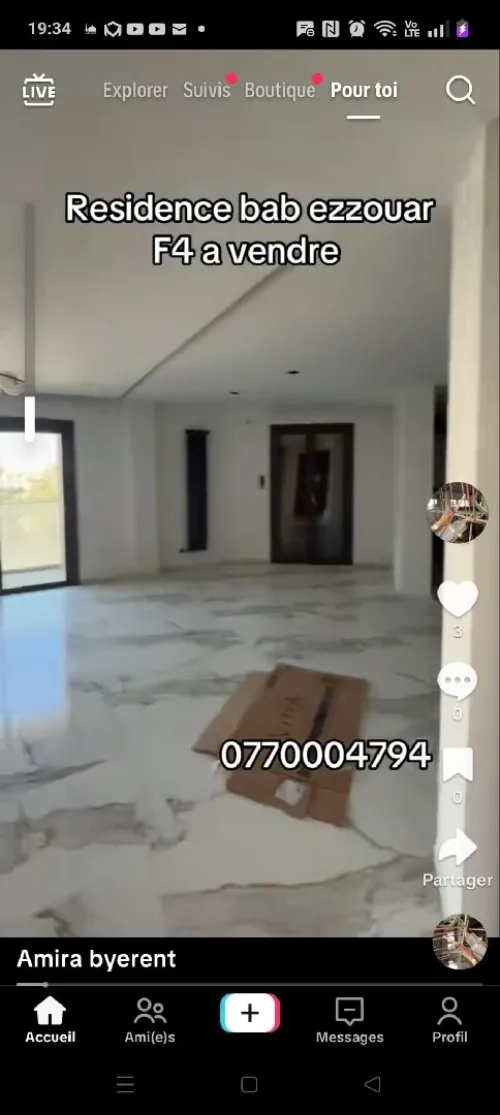 Vente Appartement F4 Alger El harrach