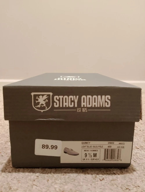 Chaussure daim bleu pâle " USA "