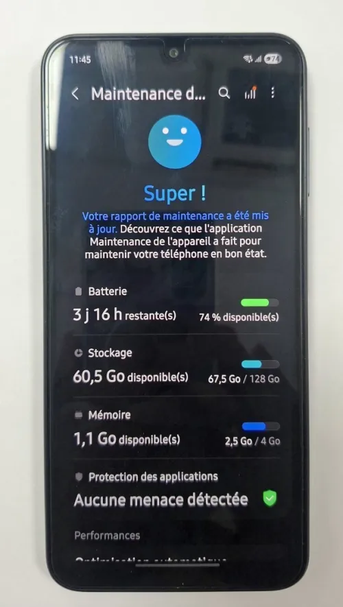 Samsung Galaxy A16 4G / 4Go de Ram / 128Go de Stockage