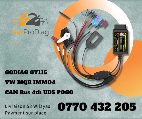 GODIAG GT115 Volkswagen MQB IMMO4 CAN Bus 4th gen UDS POGO PIN