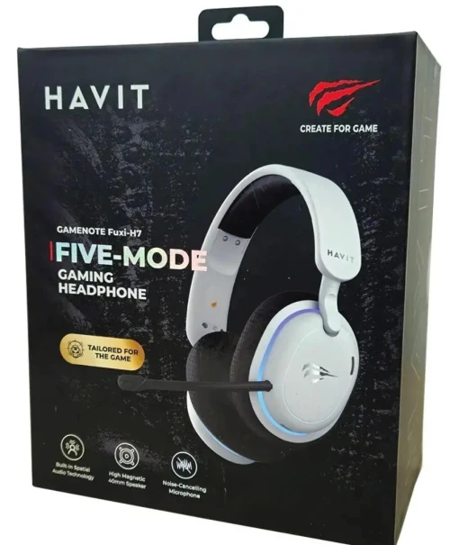 CASQUE HAVIT GAMER FUXI H7 FIVE MODE 2.4G BT TC UC