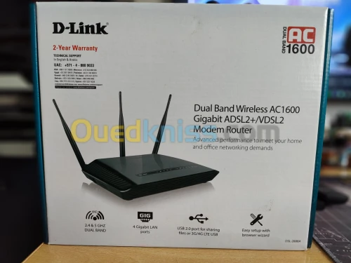 D-link Dual Band VDSL AC1600