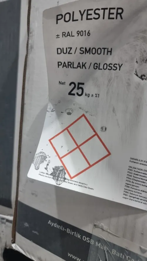 poudre époxy recyclée 