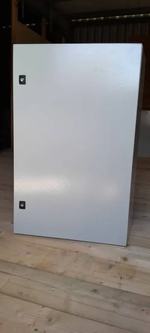 Armoire modulaire plastronée 5x24 modules , dimensions 900x600x250 mm