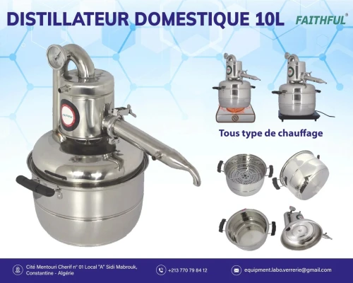 Distillateur domestique( d'huiles essentielles) 10L