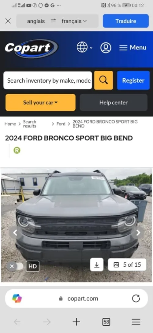 Ford Bronco sport 2024 Big Ben