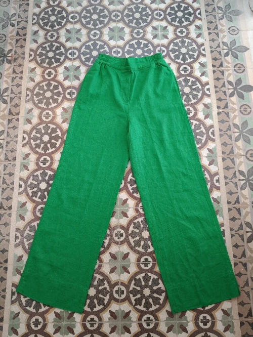 Pantalon lin zara