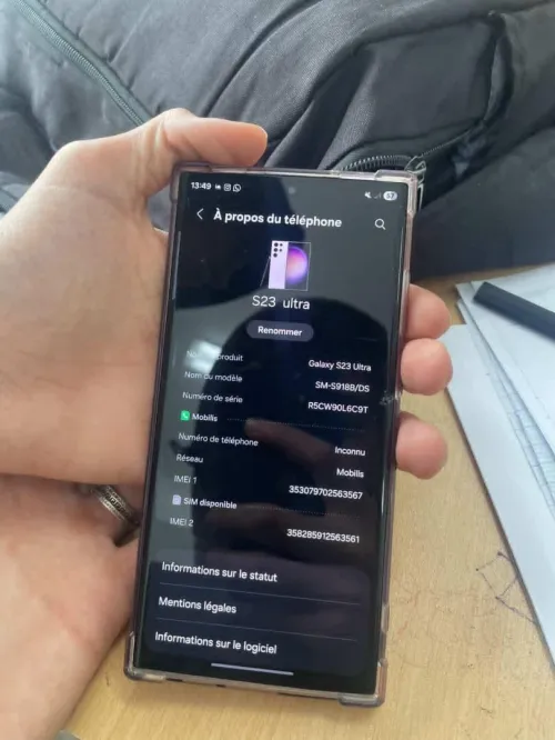 Samsong galaxie S23 ultra