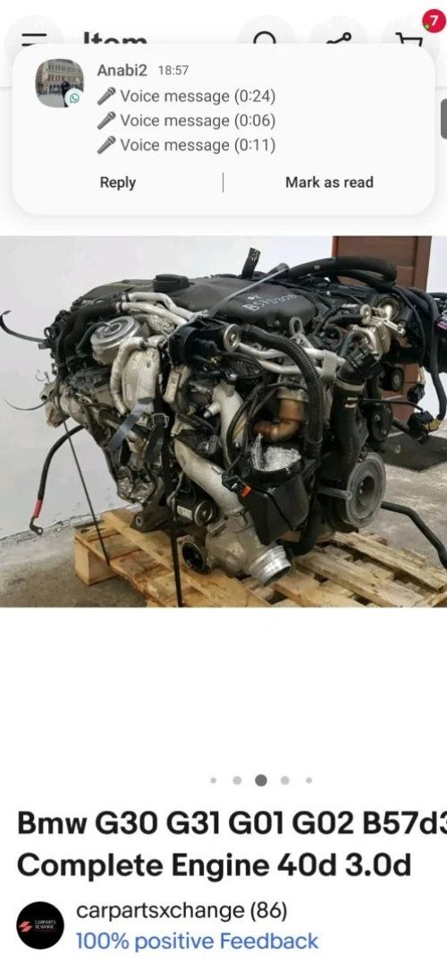Vend moteur range velar evoque bmw 