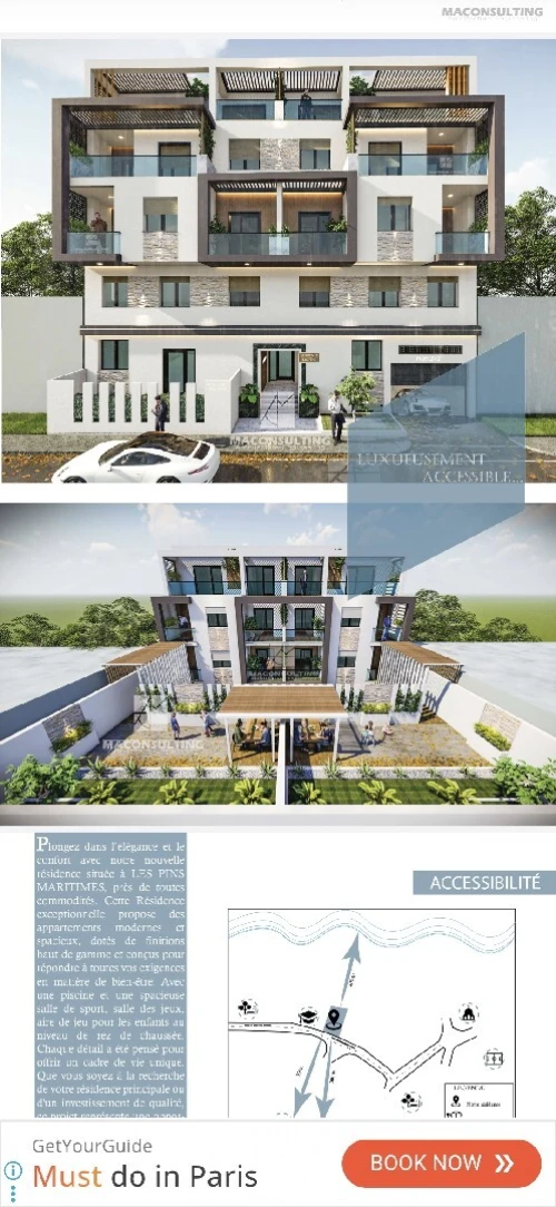 Vente Appartement F3 Alger Mohammadia