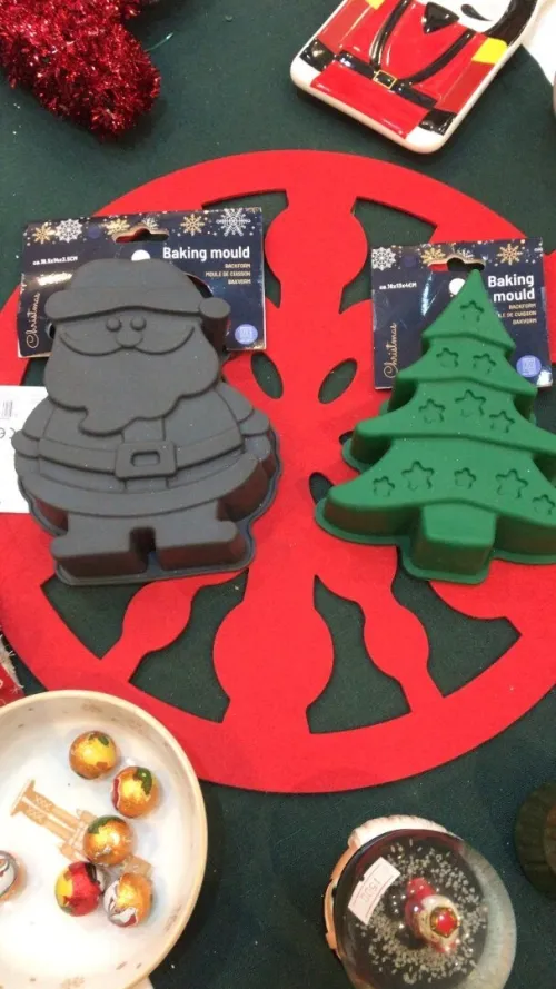 Moules silicone pour gâteaux noel et nouvel an