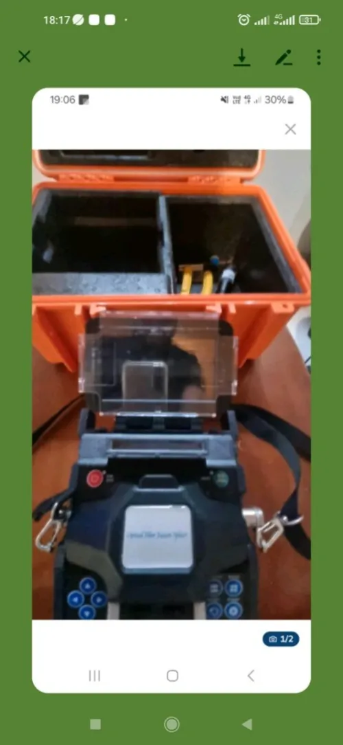 Soudeuse fibre optique