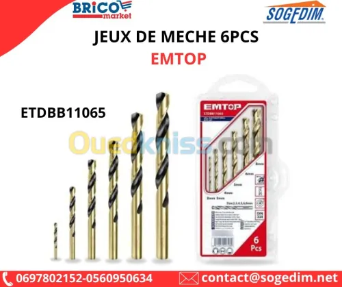 JEUX DE MECHE 6PCS EMTOP