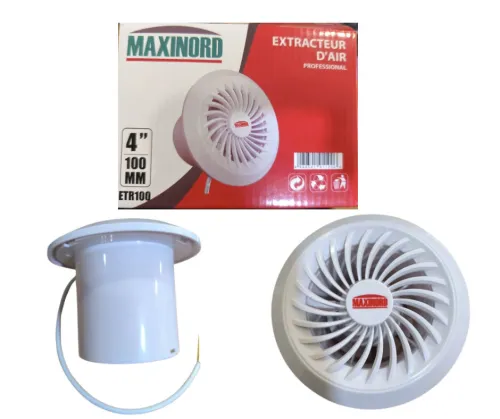 EXTRACTEUR PLASTIQUE ROND ETR100MM 4" MAXINORD .