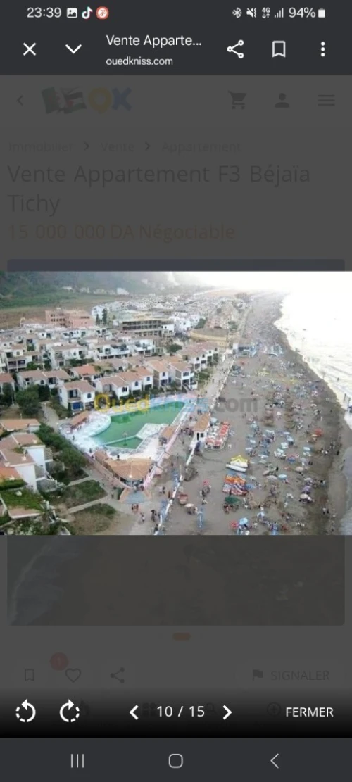 Location Bungalow Duplex F5 Béjaïa Tichy