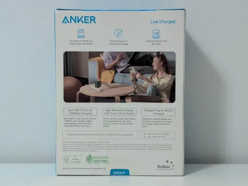 Anker charger 140w / 70w / 47w / 45w / 20w