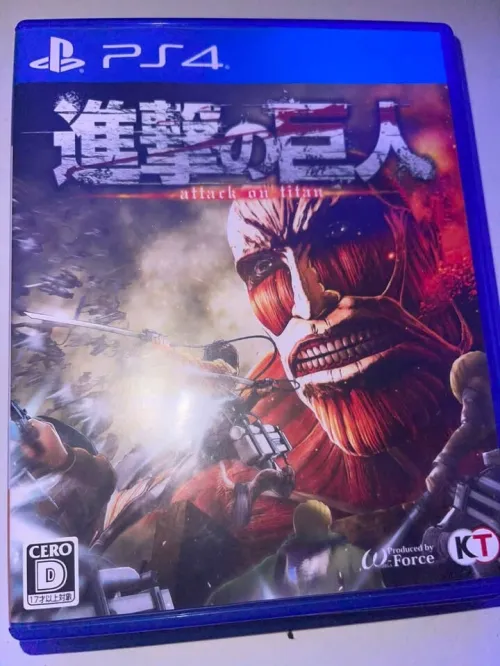 Cd ps4 attack on titan 1 et 2