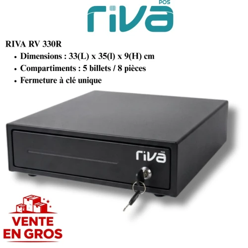 Fournisseur pour vente en gros des Tiroirs Caisse RIVA  Robustesse et Sécurité pour les Points de Vente