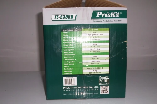 ALIMENTATION VARIABLE PROSKIT   30V/5A TE-5305B 