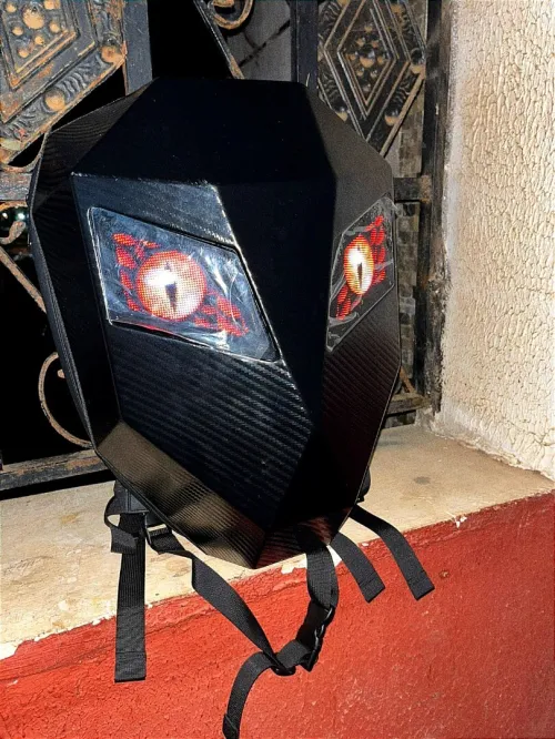 sac a dos led moto 