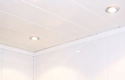 faux plafond pvc , montage 