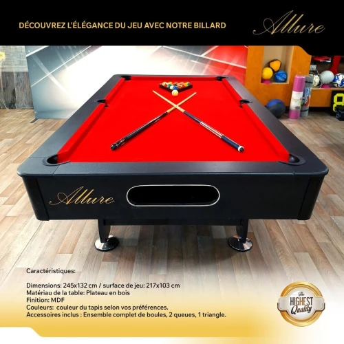 Billard Allure Élégance et Robustesse en Bois