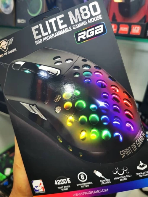 Spirit of gamer Souris ELITE M80 RGB