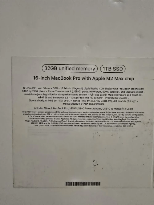 Macbook pro M2 MAX