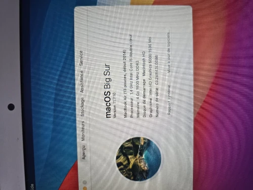 Vend macbook air 2014