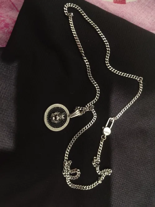 Sensla fadha Italian 925 (avec pendentif lion)