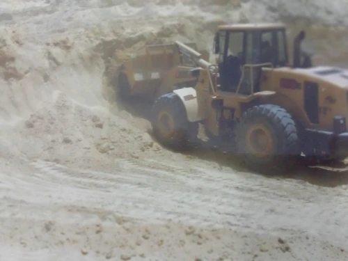 Carrière de sable pour construction