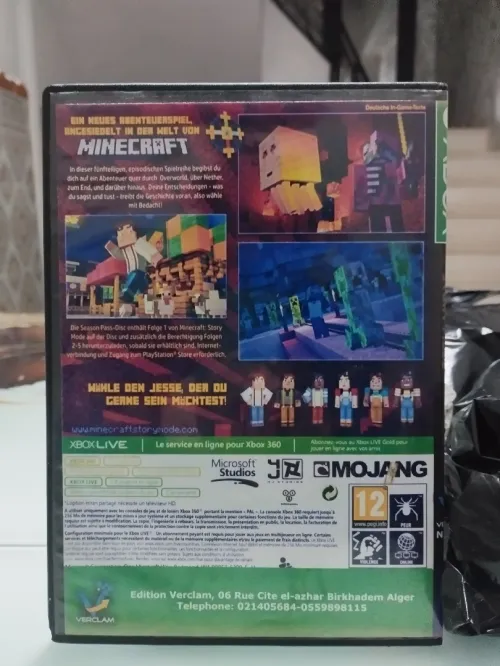 Cd Minecraft story mode Xbox360
