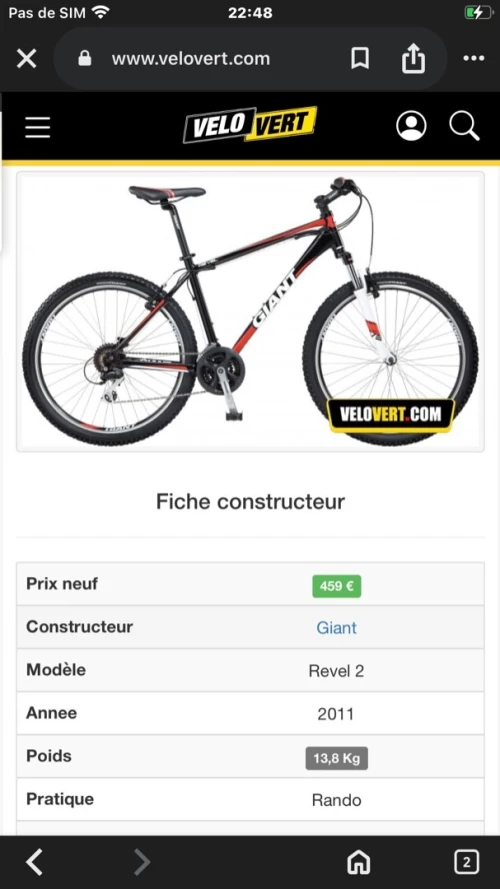 Vélo giant