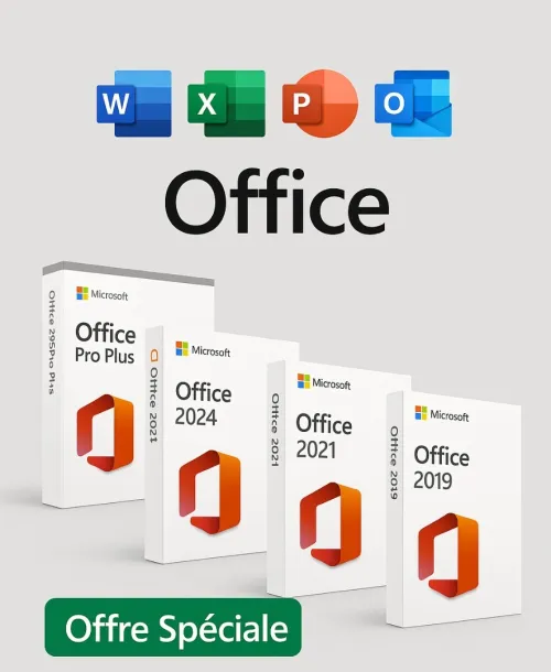  Pack Numérique Complet Windows 10/11 Pro + Office 365 + Kaspersky  + Perplexity Pro | Activation