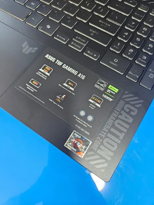 LAPTOP ASUS TUF GAMING FA607N AMD RYZEN 7-7445HS DDR5 16GB SSD 512GB RTX 4050 6GB 16" 144Hz