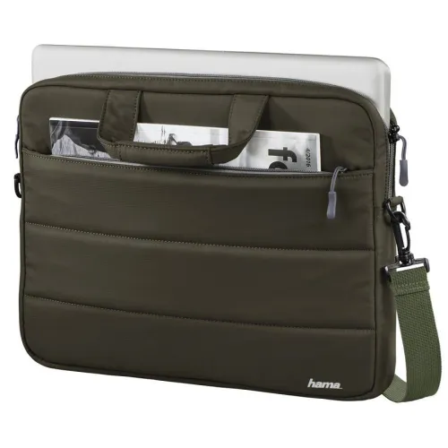 SACOCHE LAPTOP 15.6" HAMA TORONTO GREY ET VERT OLIVE