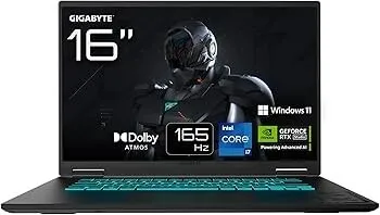 LAPTOP GIGABYTE GAMING A16 CORE I7-13620H DDR5 16GB SSD 1TB RTX  5050 8GB ECRAN 16" FHD NEUF SOUS EMBALLAGE