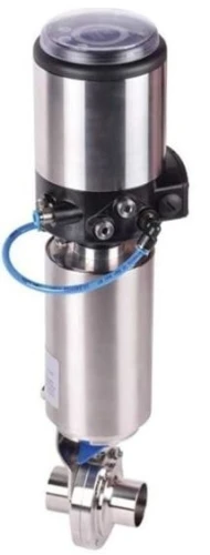 VANNE PAPILLON SMS INOX 304L - 316L | LISSE/LISSE A SOUDER - LISSE/MALE - MALE/MALE