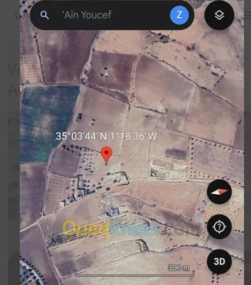Vente Terrain Agricole Tlemcen Ain youcef