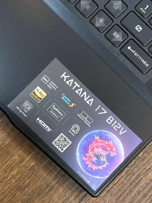 MSI KATANA 17 144Hz i7 12620H - 32Go - 512Go - RTX 4070 8Go