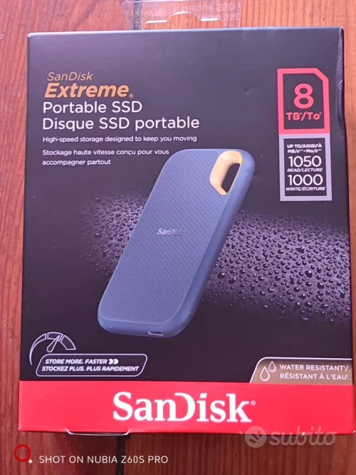 DISQUE DUR SSD 8TB SanDisk Extreme